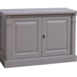 landelijk dressoir met 2 deuren. gemaakt van massief hout in de kleur grijs antraciet vintagelook. kan op maat gemaakt worden. Villa Laura.
