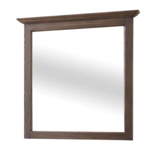 Houten spiegel - vierkant - 100x100 cm (PS431)