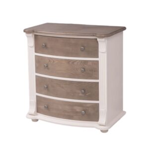Houten ladekastje/chiffoniere 4 lades - maatwerk (PS36)
