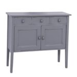 landelijke, moderne, extravargante dressoir/sidetable op hoge poten. het heeft lades en deuren voor veel opbergruimte. Gemaakt van massief hout eiken in de kleur paars blauw vintagelook. Het kan op maat gemaakt worden. Villa Laura