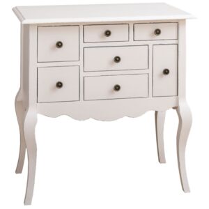 Houten ladekast Versailles met Queen Ann poten - maatwerk (PS540)