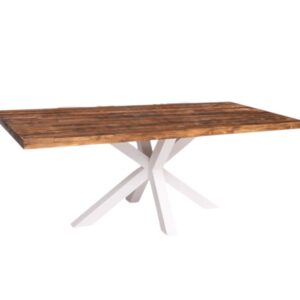 Eettafel Portland met spinpoot - rechthoek - 180 cm - maatwerk (PS715)