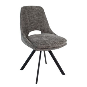 Ontdek Eetkamerstoel Lena van Kick Collection. De perfecte mix van verfijning en comfort! Met haar prachtige Chenille-stof, strak zwart metalen onderstel en zacht zitkussen, biedt Lena ultiem comfort voor jouw eetkamer. De subtiele opening in de rugleuning voegt een vleugje elegantie en karakter toe aan haar eigentijdse design. Lena is verkrijgbaar in een scala aan prachtige kleuren, zodat je haar kunt aanpassen aan jouw persoonlijke smaak en interieur. Transformeer je eetruimte met Lena en geniet van comfort in stijl. Villa Laura