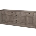 Landelijke dressoir met 8 lades en 4 deuren. gemaakt van massief hout in de kleur warm naturel eiken. kan op maat gemaakt worden. Villa Laura