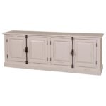 landelijk dressoir met 4 deuren. gemaakt van massief hout in de kleur brons. kan op maat gemaakt worden. Villa Laura