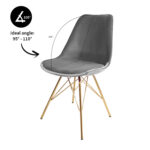 Elegant, zacht & multifunctioneel dat is de KICK kuipstoel Velvet. Een moderne eetkamerstoel, bureaustoel, bijzetstoel, of…, een heerlijke stoel met luxe uitstraling die zich in iedere ruimte thuis voelt. Dat maakt het dan ook onze ultieme topper. Met zijn velours zitting en stalen frame is onze VELVET precies wat elk interieur sfeervol en uniek maakt. Verkrijgbaar in heel veel kleuren dus mix and match voor het ultieme resultaat! Villa Laura