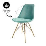 Elegant, zacht & multifunctioneel dat is de KICK kuipstoel Velvet. Een moderne eetkamerstoel, bureaustoel, bijzetstoel, of…, een heerlijke stoel met luxe uitstraling die zich in iedere ruimte thuis voelt. Dat maakt het dan ook onze ultieme topper. Met zijn velours zitting en stalen frame is onze VELVET precies wat elk interieur sfeervol en uniek maakt. Verkrijgbaar in heel veel kleuren dus mix and match voor het ultieme resultaat! Villa Laura