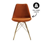 Elegant, zacht & multifunctioneel dat is de KICK kuipstoel Velvet. Een moderne eetkamerstoel, bureaustoel, bijzetstoel, of…, een heerlijke stoel met luxe uitstraling die zich in iedere ruimte thuis voelt. Dat maakt het dan ook onze ultieme topper. Met zijn velours zitting en stalen frame is onze VELVET precies wat elk interieur sfeervol en uniek maakt. Verkrijgbaar in heel veel kleuren dus mix and match voor het ultieme resultaat! Villa Laura