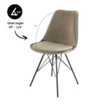 Elegant, zacht & multifunctioneel dat is de KICK kuipstoel Velvet. Een moderne eetkamerstoel, bureaustoel, bijzetstoel, of…, een heerlijke stoel met luxe uitstraling die zich in iedere ruimte thuis voelt. Dat maakt het dan ook onze ultieme topper. Met zijn velours zitting en stalen frame is onze VELVET precies wat elk interieur sfeervol en uniek maakt. Verkrijgbaar in heel veel kleuren dus mix and match voor het ultieme resultaat! Villa Laura