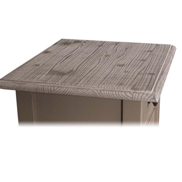 Landelijke plantentafel/zuil/ladekast/nachtkastje met twee lades. Gemaakt van massief eiken hout in de kleur bruin. Het meubel kan op verschillende manieren geverfd worden in verschillende kleuren en kan op maat gemaakt worden. Villa Laura