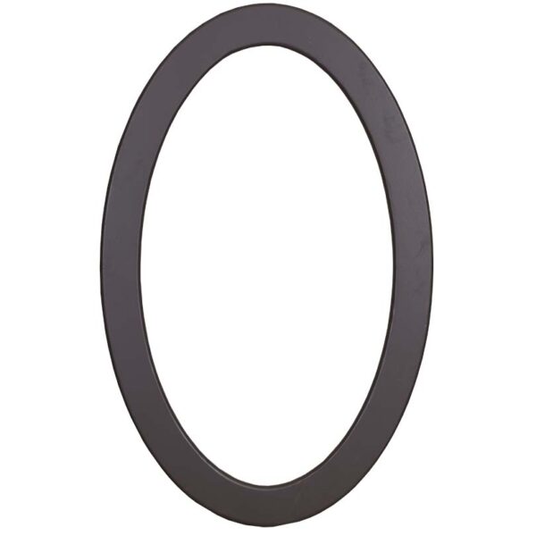 Landelijke ovale spiegel met houten lijst. Gemaakt van massief eiken hout in de kleur zwart bruin. Het meubel kan op verschillende manieren geverfd worden in verschillende kleuren en kan op maat gemaakt worden. Villa Laura
