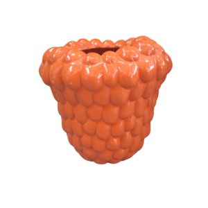Bloempot van steen - oranje
