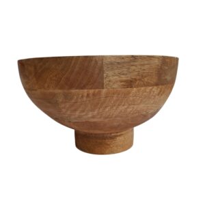 Houten fruitschaal - diameter 25 cm