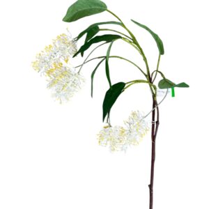 Grevillea robusta kunstbloem - Cream/yellow - 100 cm