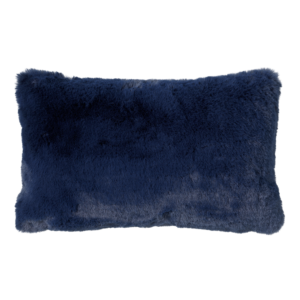 ZAYA - Sierkussen unikleur 30x50 cm - Insignia Blue - donkerblauw