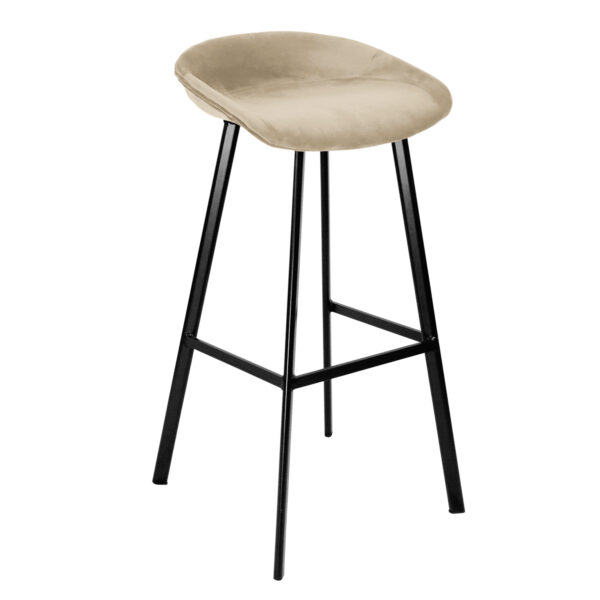 De velvet barkruk Finn van Kick Collection is een moderne kruk met een luxe uitstraling. Met zijn velours zitting en stalen frame geeft onze barkruk net dat beetje extra. Verkrijgbaar in verschillende kleuren dus voor ieder wat wils. Villa Laura