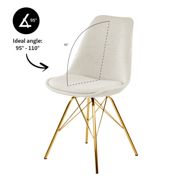 De Kick-kuipstoel Jens is de oude vertrouwde kuip in een ander jasje. De zitting van de kuip is bekleed met een katoenen textuurstof. En in combinatie met het gouden frame, geeft hij jouw interieur de luxe uitstraling die je zoekt. Helemaal Kick! Verkrijgbaar in meerdere kleuren dus mix and match voor het ultieme resultaat! Villa Laura