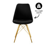 De Kick-kuipstoel Jens is de oude vertrouwde kuip in een ander jasje. De zitting van de kuip is bekleed met een katoenen textuurstof. En in combinatie met het gouden frame, geeft hij jouw interieur de luxe uitstraling die je zoekt. Helemaal Kick! Verkrijgbaar in meerdere kleuren dus mix and match voor het ultieme resultaat! Villa Laura