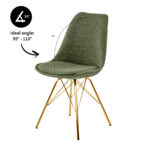 De Kick-kuipstoel Jens is de oude vertrouwde kuip in een ander jasje. De zitting van de kuip is bekleed met een katoenen textuurstof. En in combinatie met het gouden frame, geeft hij jouw interieur de luxe uitstraling die je zoekt. Helemaal Kick! Verkrijgbaar in meerdere kleuren dus mix and match voor het ultieme resultaat! Villa Laura
