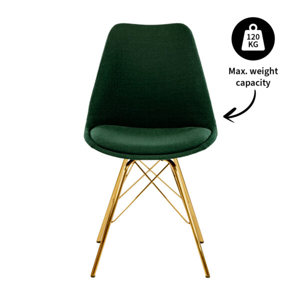 De Kick-kuipstoel Jens is de oude vertrouwde kuip in een ander jasje. De zitting van de kuip is bekleed met een katoenen textuurstof. En in combinatie met het gouden frame, geeft hij jouw interieur de luxe uitstraling die je zoekt. Helemaal Kick! Verkrijgbaar in meerdere kleuren dus mix and match voor het ultieme resultaat! Villa Laura