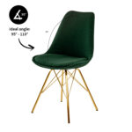 De Kick-kuipstoel Jens is de oude vertrouwde kuip in een ander jasje. De zitting van de kuip is bekleed met een katoenen textuurstof. En in combinatie met het gouden frame, geeft hij jouw interieur de luxe uitstraling die je zoekt. Helemaal Kick! Verkrijgbaar in meerdere kleuren dus mix and match voor het ultieme resultaat! Villa Laura