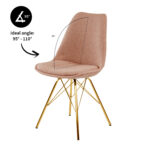 De Kick-kuipstoel Jens is de oude vertrouwde kuip in een ander jasje. De zitting van de kuip is bekleed met een katoenen textuurstof. En in combinatie met het gouden frame, geeft hij jouw interieur de luxe uitstraling die je zoekt. Helemaal Kick! Verkrijgbaar in meerdere kleuren dus mix and match voor het ultieme resultaat! Villa Laura