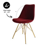 Elegant, zacht & multifunctioneel dat is de KICK kuipstoel Velvet. Een moderne eetkamerstoel, bureaustoel, bijzetstoel, of…, een heerlijke stoel met luxe uitstraling die zich in iedere ruimte thuis voelt. Dat maakt het dan ook onze ultieme topper. Met zijn velours zitting en stalen frame is onze VELVET precies wat elk interieur sfeervol en uniek maakt. Verkrijgbaar in heel veel kleuren dus mix and match voor het ultieme resultaat! Villa Laura