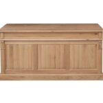 Landelijk engels directeur bureau met gesloten achterkant. Gemaakt van massief eiken hout in de kleur naturel eiken. Het meubel kan op verschillende manieren geverfd worden in verschillende kleuren en kan op maat gemaakt worden. Villa Laura