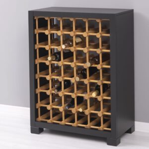 Strakke lage wijnkast/wijnrek voor 42 flessen - 68 cm of maatwerk (ps735)