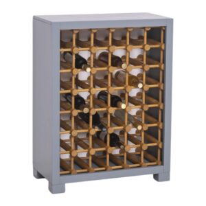 Strakke lage wijnkast/wijnrek voor 42 flessen - 68 cm of maatwerk (ps735)