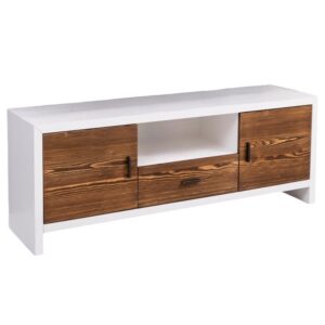Moderne houten TV-meubel Miami met rustieke deuren - 160 cm of maatwerk (PS745)