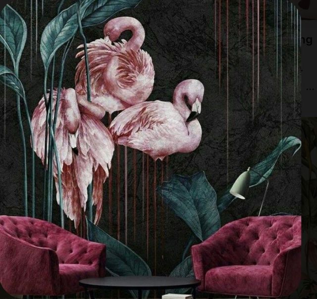 Lobby hotel… statement maken door foto behang.